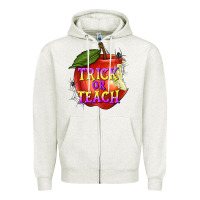Trick Or Teach Zipper Hoodie | Teevron