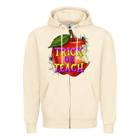 Sandshell Trick or Teach Zipper Hoodie - texasbilliewilder