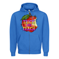 True Royal Trick or Teach Zipper Hoodie - texasbilliewilder