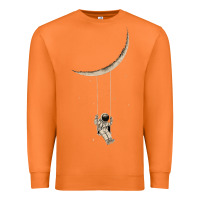 Carrot Astronaut Moon Swing Premium Sweatshirt - Bettercallsaul