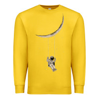 Lemon Astronaut Moon Swing Premium Sweatshirt - Bettercallsaul