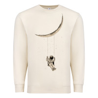 Sandshell Astronaut Moon Swing Premium Sweatshirt - Bettercallsaul