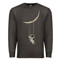 Smoke Astronaut Moon Swing Premium Sweatshirt - Bettercallsaul