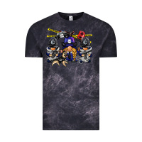 Cloud Black police gnome Vintage Tee - BarkalooDesign