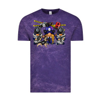 Cloud Purple police gnome Vintage Tee - BarkalooDesign