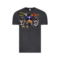 Vintage Black police gnome Vintage Tee - BarkalooDesign
