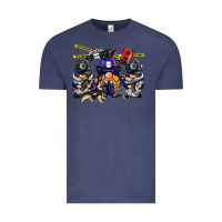 Vintage Denim police gnome Vintage Tee - BarkalooDesign