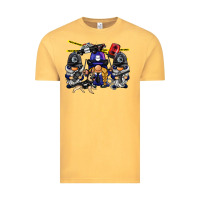 Vintage Mustard police gnome Vintage Tee - BarkalooDesign