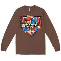 Chestnut home sweet home baseball Long Sleeve Tee - Zillion Design Studio