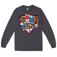 Smoke home sweet home baseball Long Sleeve Tee - Zillion Design Studio