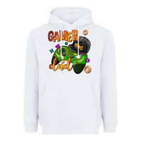 White gamer dad Heavyweight Hoodie - AdoDesignShop