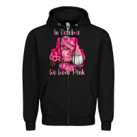 Black breast cancer awareness pink truck gnomes Zipper Hoodie - RanaPortraitStore