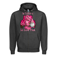 Charcoal Heather breast cancer awareness pink truck gnomes Zipper Hoodie - RanaPortraitStore