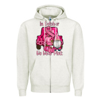 Breast Cancer Awareness Pink Truck Gnomes Zipper Hoodie | Teevron