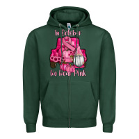 Sports Green breast cancer awareness pink truck gnomes Zipper Hoodie - RanaPortraitStore
