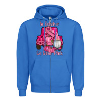 True Royal breast cancer awareness pink truck gnomes Zipper Hoodie - RanaPortraitStore