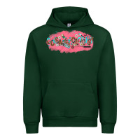 Forest Green cosmetologist Urban Hoodie - NancyCooperArtShop