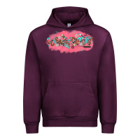 Mauve Wine cosmetologist Urban Hoodie - NancyCooperArtShop