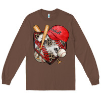 Chestnut baseball home plate Long Sleeve Tee - Zillion Design Studio
