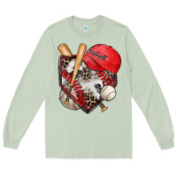 Matcha baseball home plate Long Sleeve Tee - Zillion Design Studio