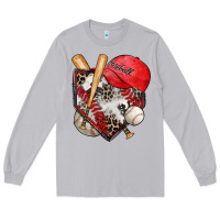 Moon Dust baseball home plate Long Sleeve Tee - Zillion Design Studio