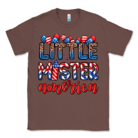 Chestnut little mister America Classic Tee - Zillion Design Studio