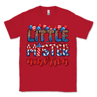Red little mister America Classic Tee - Zillion Design Studio