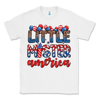 White little mister America Classic Tee - Zillion Design Studio