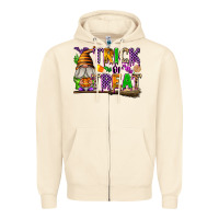 Sandshell Trick or Treat Zipper Hoodie - texasbilliewilder