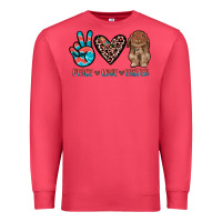 Cardinal peace love easter Premium Sweatshirt - JahusDesignShop
