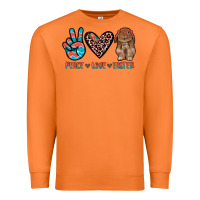Carrot peace love easter Premium Sweatshirt - JahusDesignShop