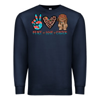 Navy peace love easter Premium Sweatshirt - JahusDesignShop