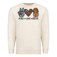 Sandshell peace love easter Premium Sweatshirt - JahusDesignShop
