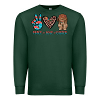 Sports Green peace love easter Premium Sweatshirt - JahusDesignShop