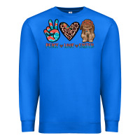 True Royal peace love easter Premium Sweatshirt - JahusDesignShop