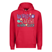 Cardinal world's cutest alarm clock Premium Hoodie - MaliasSmallBusiness
