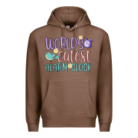 Chestnut world's cutest alarm clock Premium Hoodie - MaliasSmallBusiness