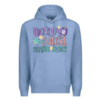 Colony Blue world's cutest alarm clock Premium Hoodie - MaliasSmallBusiness