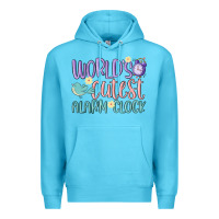 Ocean Blue world's cutest alarm clock Premium Hoodie - MaliasSmallBusiness