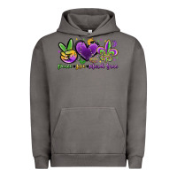 Pigment Tornado peace love mardi gras Urban Hoodie - MaliasSmallBusiness