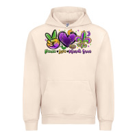Sandshell peace love mardi gras Urban Hoodie - MaliasSmallBusiness