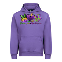 Tulip peace love mardi gras Urban Hoodie - MaliasSmallBusiness