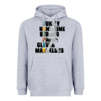 Heather Grey father words Heavyweight Hoodie - AdoDesignShop