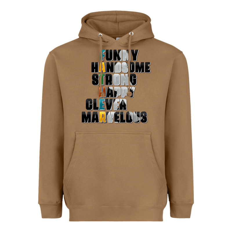 Father Words Heavyweight Hoodie by AdoDesignShop | Teevron