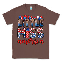 Chestnut little miss America Classic Tee - Zillion Design Studio
