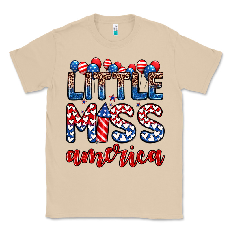 Little Miss America Classic Tee by Zillion Design Studio | Teevron