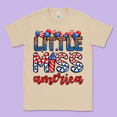 Little Miss America Classic Tee Designed By Zillion Design Studio