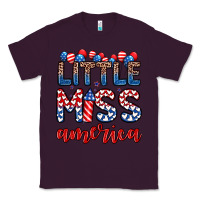 Plum little miss America Classic Tee - Zillion Design Studio