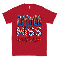 Red little miss America Classic Tee - Zillion Design Studio