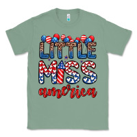 Sage little miss America Classic Tee - Zillion Design Studio